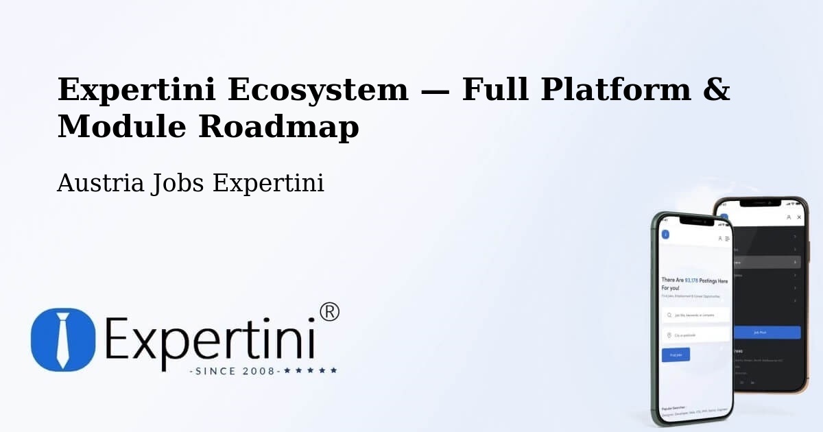 Expertini Ecosystem — Full Platform & Module Roadmap – Klaus